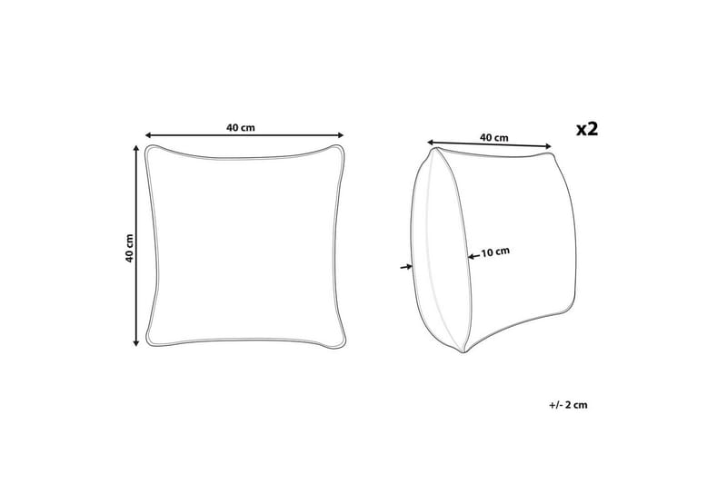 Koristetyynyt Lalam 2 kappaleen setti - Kodintekstiilit & matot - Tyyny & torkkupeitto - Koristetyynyt