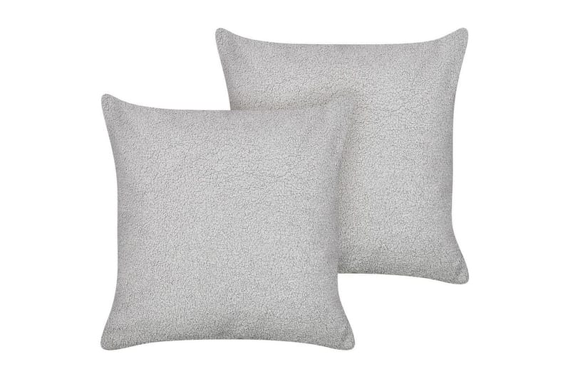 Koristetyynyt Leuzea sarja, 2 kpl Harmaa, 45x45 cm - Harmaa, 45x45 cm - Kodintekstiilit & matot - Tyyny & torkkupeitto - Ulkotyyny
