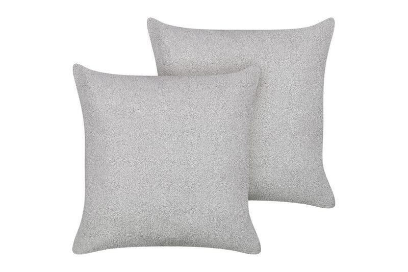 Koristetyynyt Leuzea sarja, 2 kpl Harmaa, 60x60 cm - Harmaa, 60x60 cm - Kodintekstiilit & matot - Tyyny & torkkupeitto - Ulkotyyny