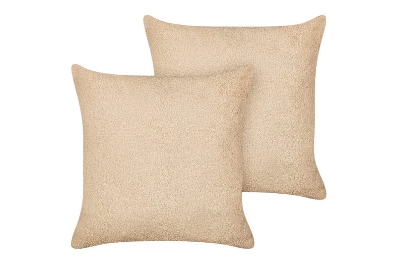 Koristetyynyt Leuzea sarja, 2 kpl Hiekanbeige, 45x45 cm - Hiekanbeige, 45x45 cm - Kodintekstiilit & matot - Tyyny & torkkupeitto - Ulkotyyny
