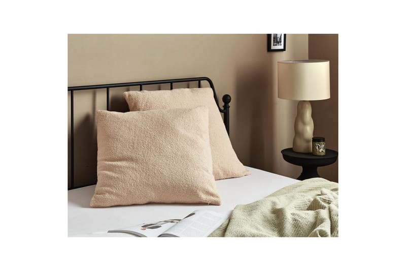 Koristetyynyt Leuzea sarja, 2 kpl Hiekanbeige, 60x60 cm - Hiekanbeige, 60x60 cm - Kodintekstiilit & matot - Tyyny & torkkupeitto - Ulkotyyny
