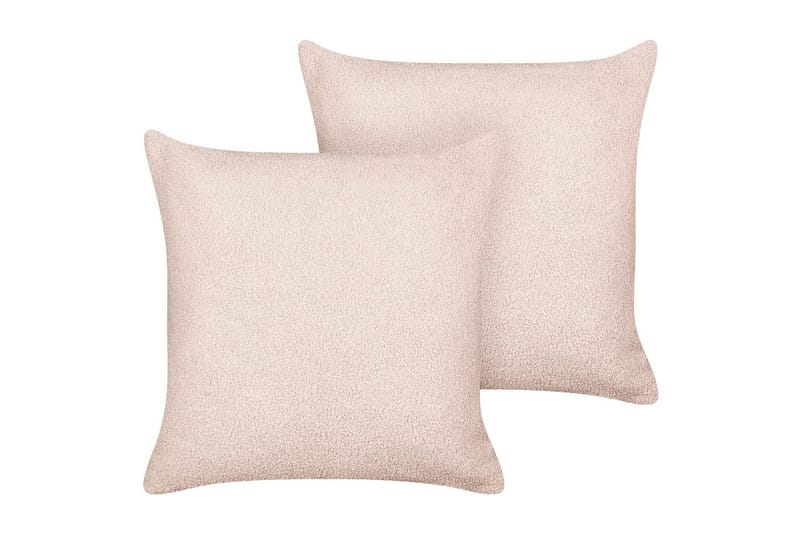 Koristetyynyt Leuzea sarja, 2 kpl Vaaleanpunainen, 45x45 cm - Vaaleanpunainen, 45x45 cm - Kodintekstiilit & matot - Tyyny & torkkupeitto - Ulkotyyny