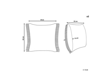 Koristetyynyt Lonar 2-pack - Kodintekstiilit & matot - Tyyny & torkkupeitto - Koristetyynyt