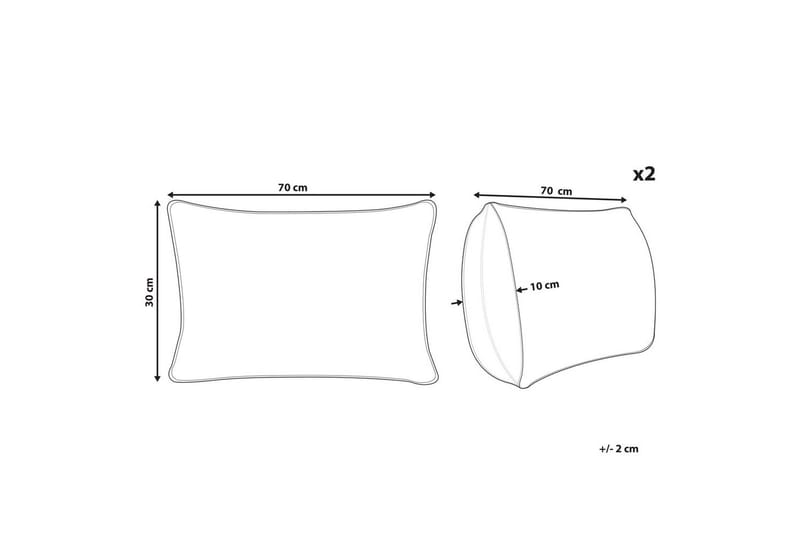 Koristetyynyt Luina 2 kappaletta - Kodintekstiilit & matot - Tyyny & torkkupeitto - Koristetyynyt