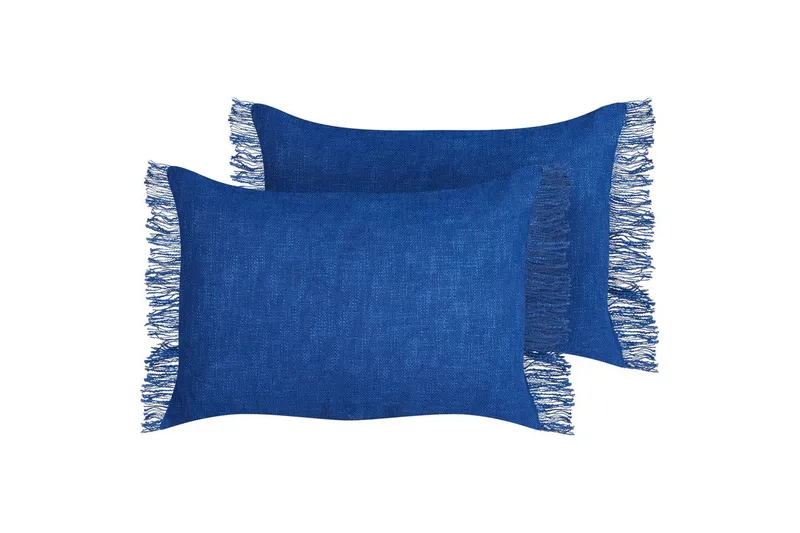 Koristetyynyt Maba setti, 2 kpl Sininen - Sininen - Kodintekstiilit & matot - Tyyny & torkkupeitto - Ulkotyyny