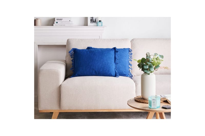 Koristetyynyt Maba setti, 2 kpl Sininen - Sininen - Kodintekstiilit & matot - Tyyny & torkkupeitto - Ulkotyyny