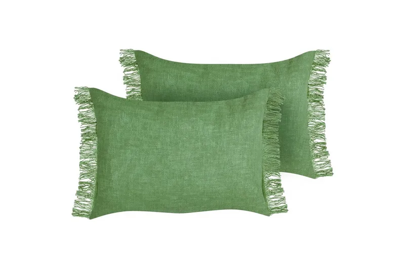 Koristetyynyt Maba setti, 2 kpl Vihreä - Vihreä - Kodintekstiilit & matot - Tyyny & torkkupeitto - Ulkotyyny