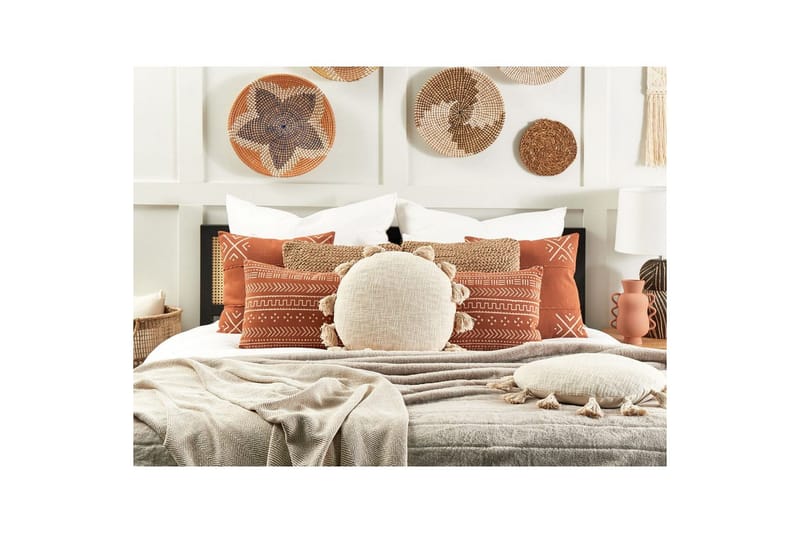 Koristetyynyt Madia setti, 2 kpl Beige - Beige - Kodintekstiilit & matot - Tyyny & torkkupeitto - Ulkotyyny