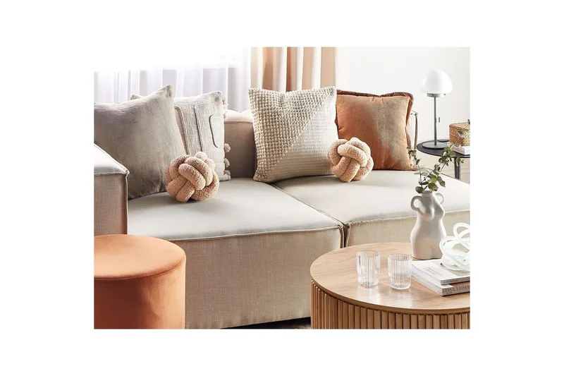 Koristetyynyt Malni sarja 2 kpl Beige - Beige - Kodintekstiilit & matot - Tyyny & torkkupeitto - Ulkotyyny