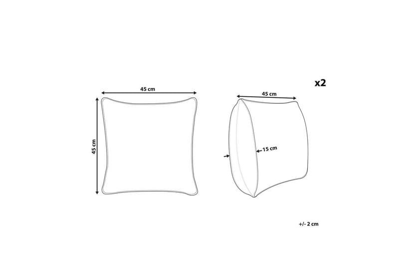 Koristetyynyt Malva sarja 2 kpl - Kodintekstiilit & matot - Tyyny & torkkupeitto - Ulkotyyny