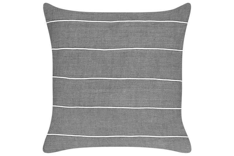 Koristetyynyt Milas: 2 kpl:n setti Harmaa/valkoinen - Harmaa/valkoinen - Kodintekstiilit & matot - Tyyny & torkkupeitto - Ulkotyyny