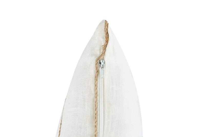 Koristetyynyt Milas: 2 kpl:n setti Valkoinen/Beige - Valkoinen/Beige - Kodintekstiilit & matot - Tyyny & torkkupeitto - Ulkotyyny