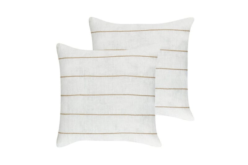 Koristetyynyt Milas: 2 kpl:n setti Valkoinen/Beige, Valkoinen/Beige