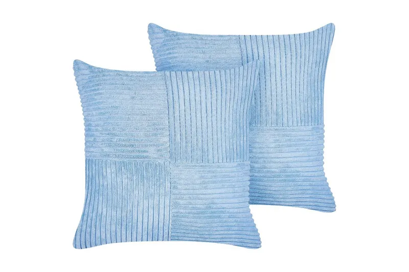 Koristetyynyt Millet: 2 kpl:n setti Sininen, Neliö - Sininen, Neliö - Kodintekstiilit & matot - Tyyny & torkkupeitto - Ulkotyyny