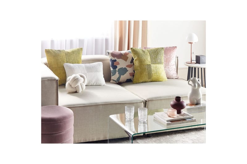 Koristetyynyt Millet: 2 kpl:n setti Vihreä, Neliö - Vihreä, Neliö - Kodintekstiilit & matot - Tyyny & torkkupeitto - Ulkotyyny