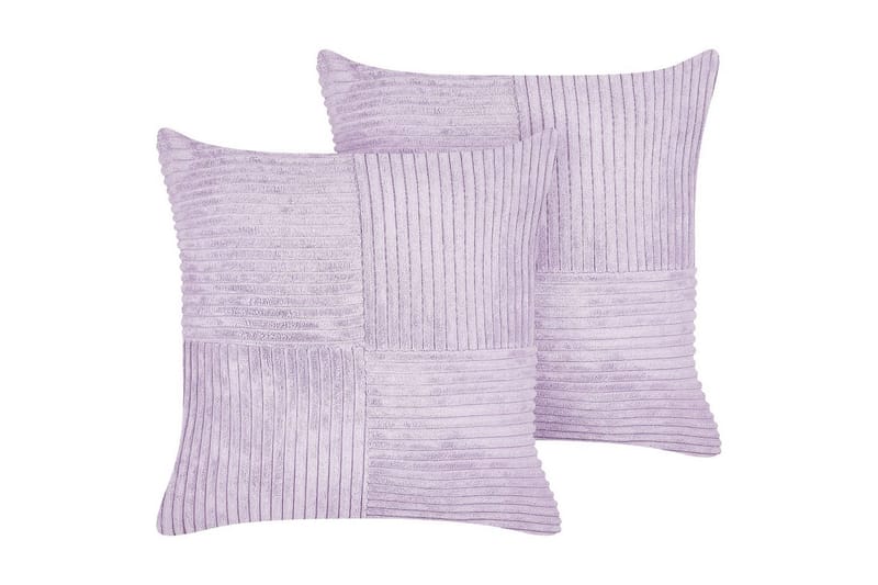 Koristetyynyt Millet: 2 kpl:n setti Violetti, Neliö - Violetti, Neliö - Kodintekstiilit & matot - Tyyny & torkkupeitto - Ulkotyyny