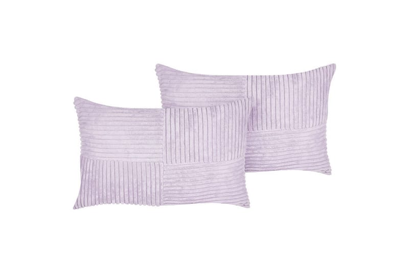 Koristetyynyt Millet: 2 kpl:n setti Violetti, Suorakulmio - Violetti, Suorakulmio - Kodintekstiilit & matot - Tyyny & torkkupeitto - Ulkotyyny