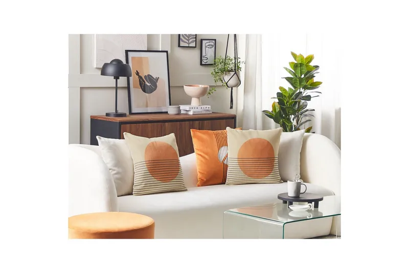 Koristetyynyt Moonflower-sarja, 2 kpl - Kodintekstiilit & matot - Tyyny & torkkupeitto - Ulkotyyny