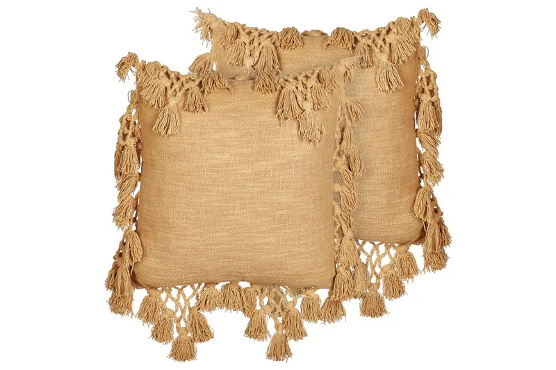 Koristetyynyt Olearia, 2 kpl:n setti Hiekkabeige, Hiekkabeige