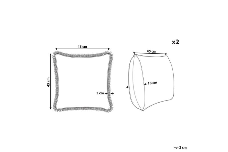 Koristetyynyt Omorika setti 2 - Kodintekstiilit & matot - Tyyny & torkkupeitto - Koristetyynyt
