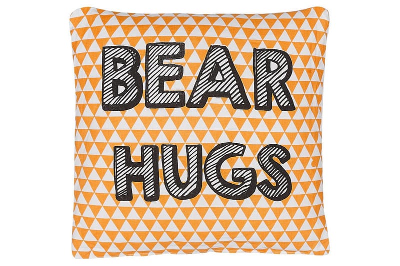 Koristetyynyt Radzkot setti, 2 kpl Oranssi/Valkoinen/Musta - Oranssi/Valkoinen/Musta - Kodintekstiilit & matot - Tyyny & torkkupeitto - Ulkotyyny