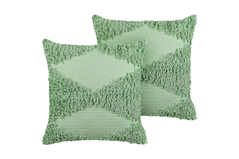 Koristetyynyt Rhoeo setti, 2 kpl Vihreä, Vihreä