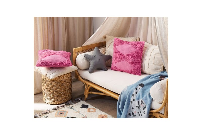 Koristetyynyt Rhoeo Vaaleanpunainen - Vaaleanpunainen - Kodintekstiilit & matot - Tyyny & torkkupeitto - Ulkotyyny