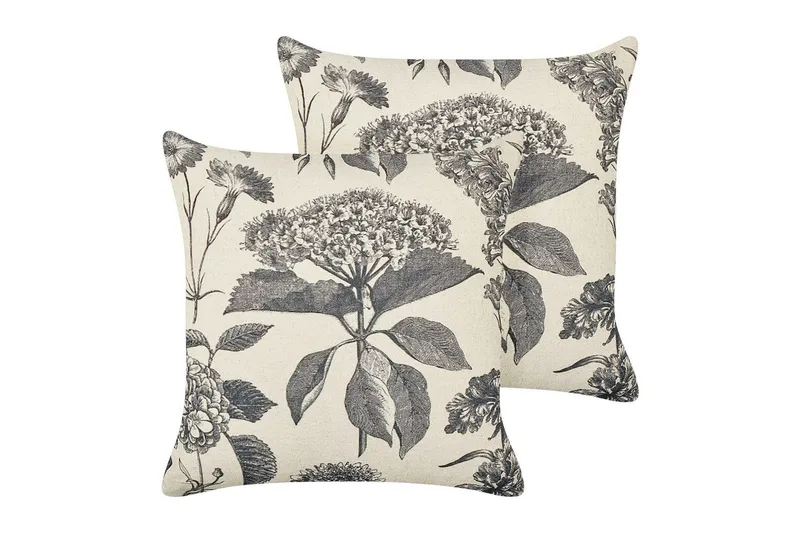 Koristetyynyt Rosemary (2 kappaleen sarja) Beige/harmaa, Beige/harmaa