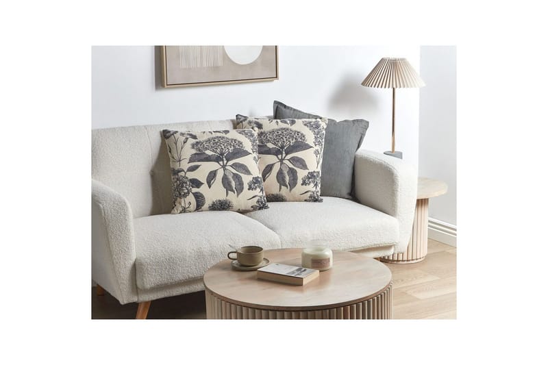 Koristetyynyt Rosemary (2 kappaleen sarja) Beige/harmaa - Beige/harmaa - Kodintekstiilit & matot - Tyyny & torkkupeitto - Ulkotyyny