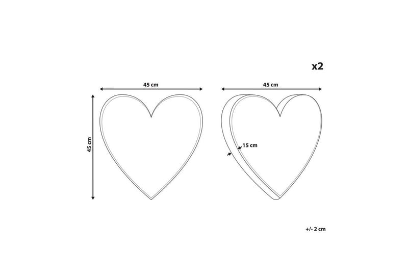 Koristetyynyt Rubia (2 kappaleen sarja) - Kodintekstiilit & matot - Tyyny & torkkupeitto - Koristetyynyt