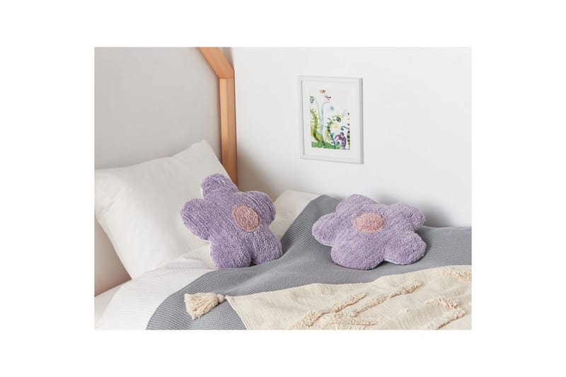 Koristetyynyt Sorrel 2:n setti Violetti/Valkoinen/Roosa - Violetti/Valkoinen/Roosa - Kodintekstiilit & matot - Tyyny & torkkupeitto - Koristetyynyt