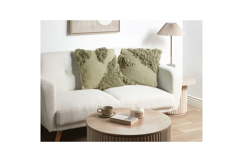 Koristetyynyt Sourwood 2:n setti Vihreä - Vihreä - Kodintekstiilit & matot - Tyyny & torkkupeitto - Ulkotyyny