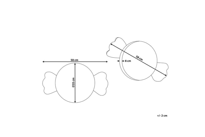 Koristetyynyt Spiral Candy -setti, 2 kpl - Kodintekstiilit & matot - Tyyny & torkkupeitto - Ulkotyyny