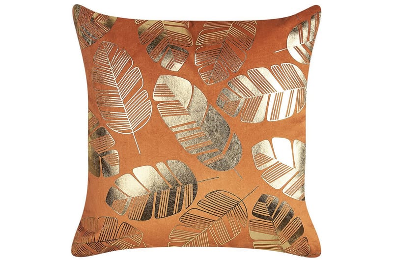 Koristetyynyt Sunflower setti 2 Oranssi/Kulta - Oranssi/Kulta - Kodintekstiilit & matot - Tyyny & torkkupeitto - Ulkotyyny