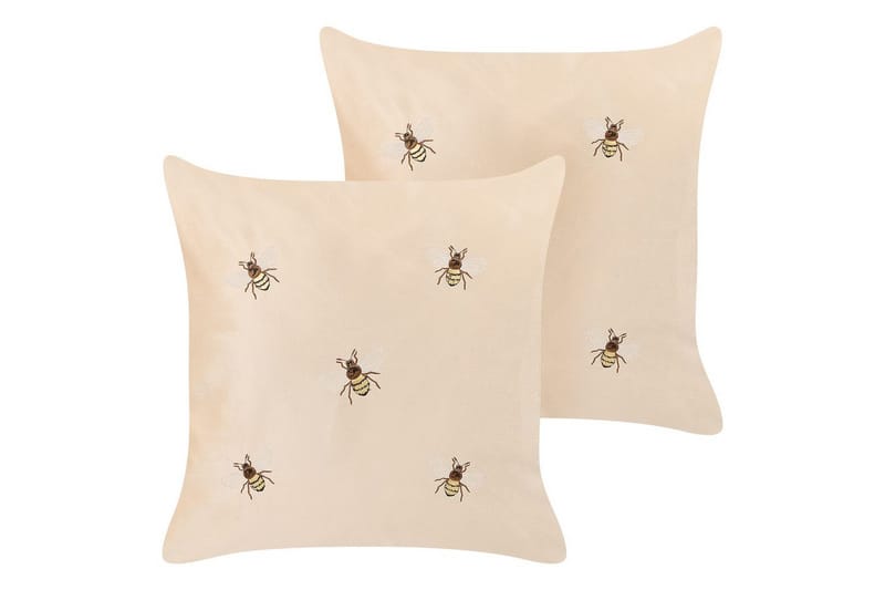 Koristetyynyt Talinum 2 kappaletta Beige/keltainen/ruskea/valkoinen - Beige/keltainen/ruskea/valkoinen - Kodintekstiilit & matot - Tyyny & torkkupeitto - Ulkotyyny