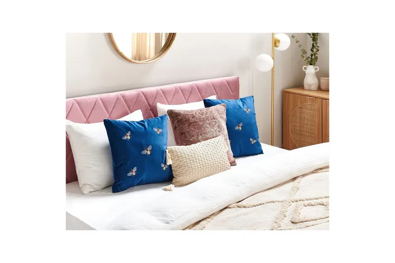 Koristetyynyt Talinum 2 kappaletta Sininen/keltainen/ruskea/valkoinen - Sininen/keltainen/ruskea/valkoinen - Kodintekstiilit & matot - Tyyny & torkkupeitto - Ulkotyyny