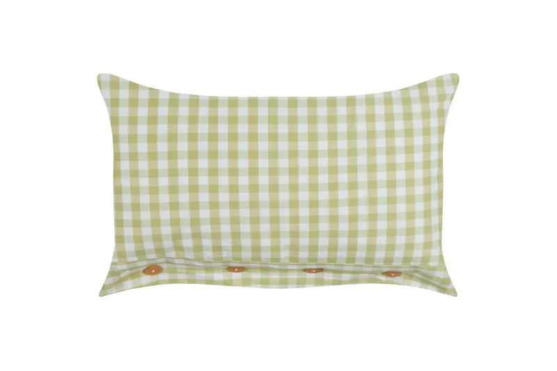 Koristetyynyt Talya Vihreä/valkoinen/vaalea puu, Suorakulmio, Vihreä/valkoinen/vaalea puu, Suorakulmio