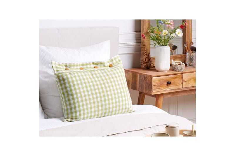 Koristetyynyt Talya Vihreä/valkoinen/vaalea puu, Suorakulmio - Vihreä/valkoinen/vaalea puu, Suorakulmio - Kodintekstiilit & matot - Tyyny & torkkupeitto - Ulkotyyny