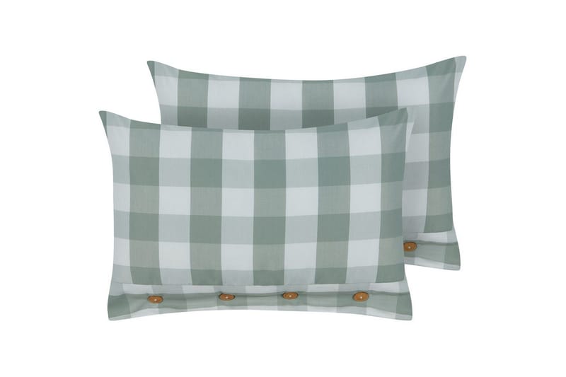 Koristetyynyt Tamnine 2 kappaletta Mintunvihreä/Valkoinen, Suorakulmio, Mintunvihreä/Valkoinen, Suorakulmio