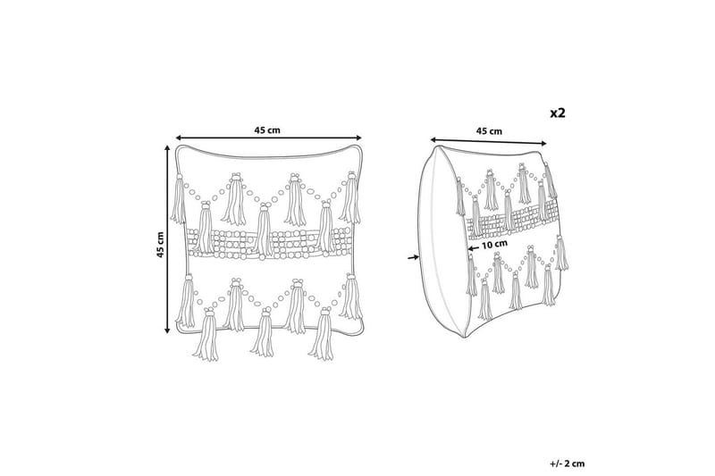 Koristetyynyt Thondi, 2 kpl:n setti - Kodintekstiilit & matot - Tyyny & torkkupeitto - Koristetyynyt