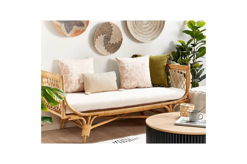 Koristetyynyt Triteleia, setti 2 Vaaleanpunainen/kulta/beige - Vaaleanpunainen/kulta/beige - Kodintekstiilit & matot - Tyyny & torkkupeitto - Koristetyynyt