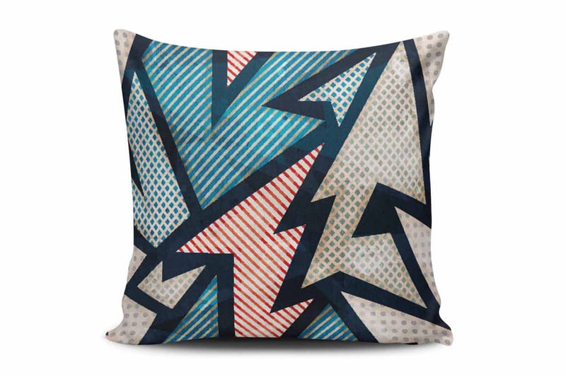 Tyyny Cushion Love 45x45 cm - Monivärinen - Kodintekstiilit & matot - Tyyny & torkkupeitto - Koristetyynyt