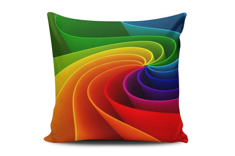 Tyyny Cushion Love 45x45 cm - Monivärinen - Kodintekstiilit & matot - Tyyny & torkkupeitto - Koristetyynyt