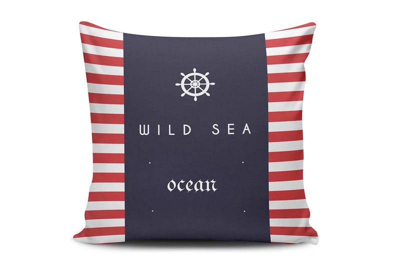 Tyyny Cushion Love 45x45 cm - Monivärinen - Kodintekstiilit & matot - Tyyny & torkkupeitto - Koristetyynyt