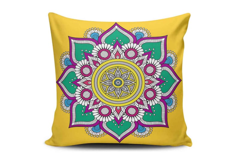 Tyyny Cushion Love 45x45 cm - Monivärinen - Kodintekstiilit & matot - Tyyny & torkkupeitto - Koristetyynyt