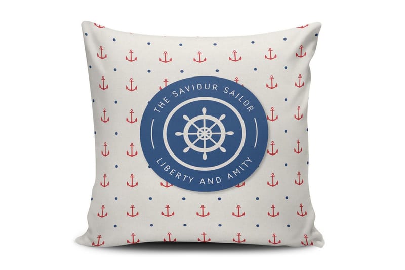 Tyyny Cushion Love 45x45 cm - Monivärinen - Kodintekstiilit & matot - Tyyny & torkkupeitto - Koristetyynyt