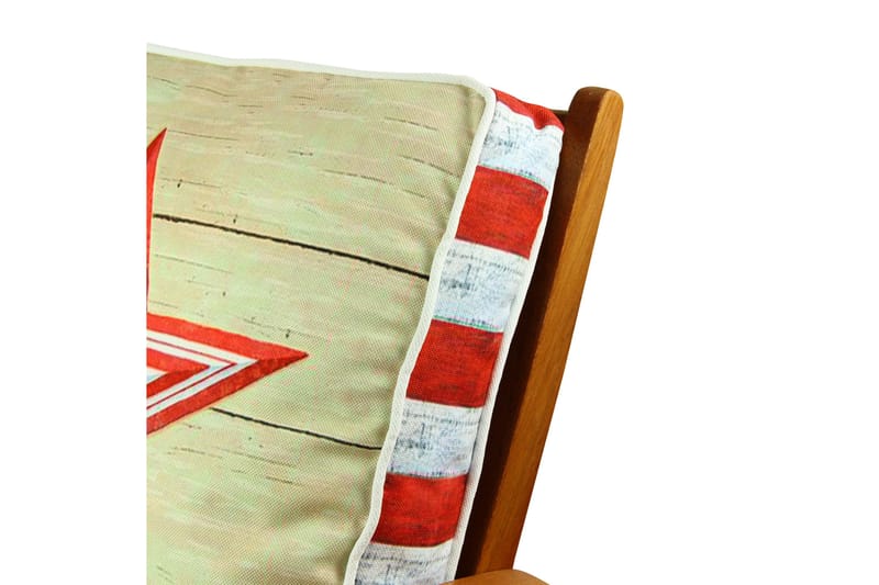 Tyyny Gravel 42x42 cm - Punainen/Valkoinen - Kodintekstiilit & matot - Tyyny & torkkupeitto - Koristetyynyt