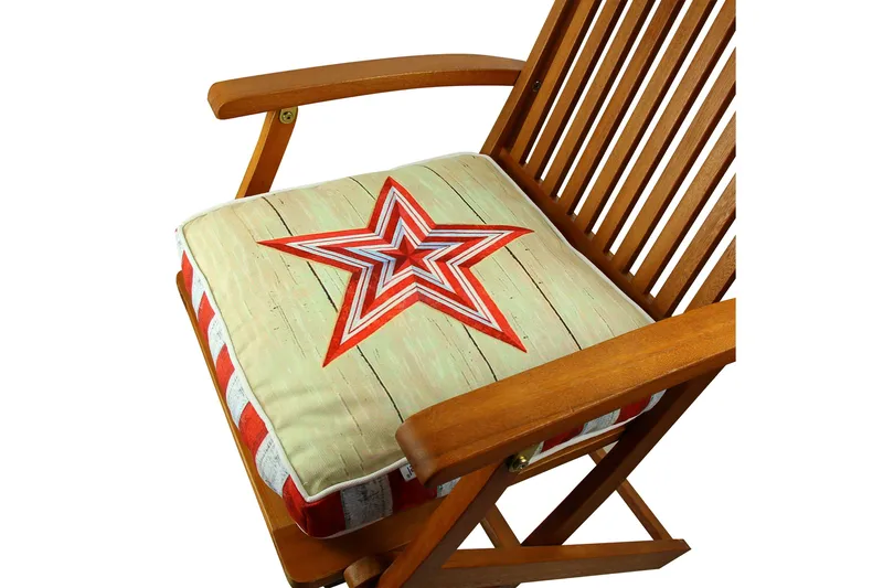 Tyyny Gravel 42x42 cm - Punainen/Valkoinen - Kodintekstiilit & matot - Tyyny & torkkupeitto - Koristetyynyt