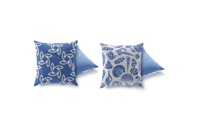 Tyyny Gravel 43x43 cm 2-pak - Monivärinen - Kodintekstiilit & matot - Tyyny & torkkupeitto - Koristetyynyt