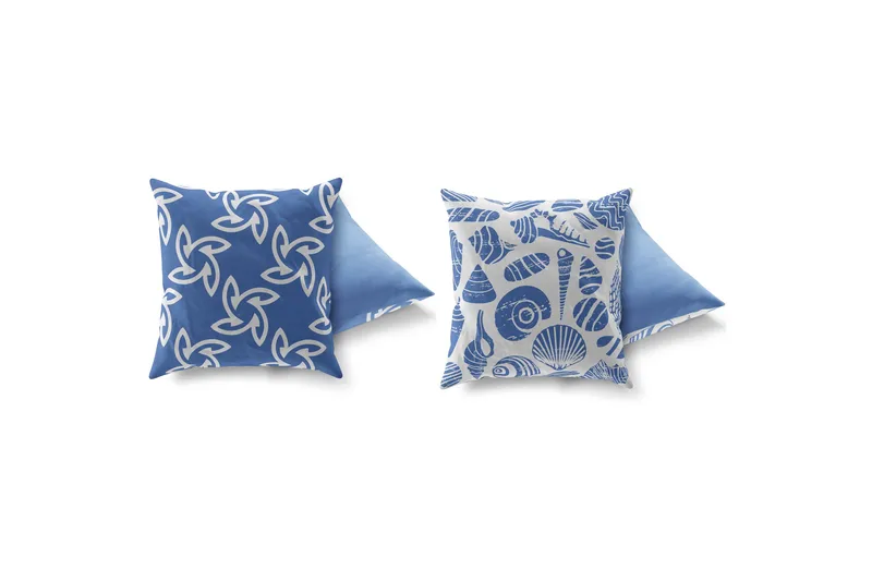 Tyyny Gravel 43x43 cm 2-pak - Monivärinen - Kodintekstiilit & matot - Tyyny & torkkupeitto - Koristetyynyt